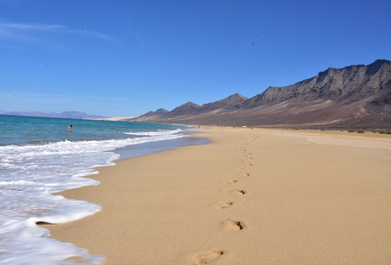 Playa Cofete a beautiful beach, Fuerteventura